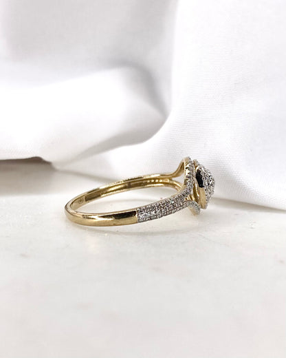 Bague Style Art Déco Diamants 0.80 carat &quot;Lya&quot;