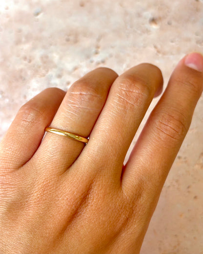 18-carat Yellow Gold Wedding Band 1.8 mm "Aloys"