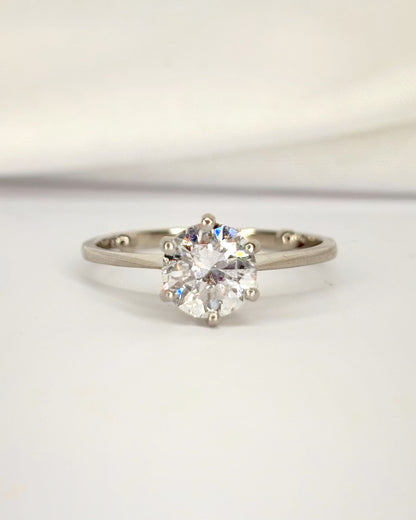 Anillo solitario de diamante 1.20 quilates "Jena"
