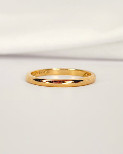 18-carat Yellow Gold Wedding Band 1.8 mm "Aloys"