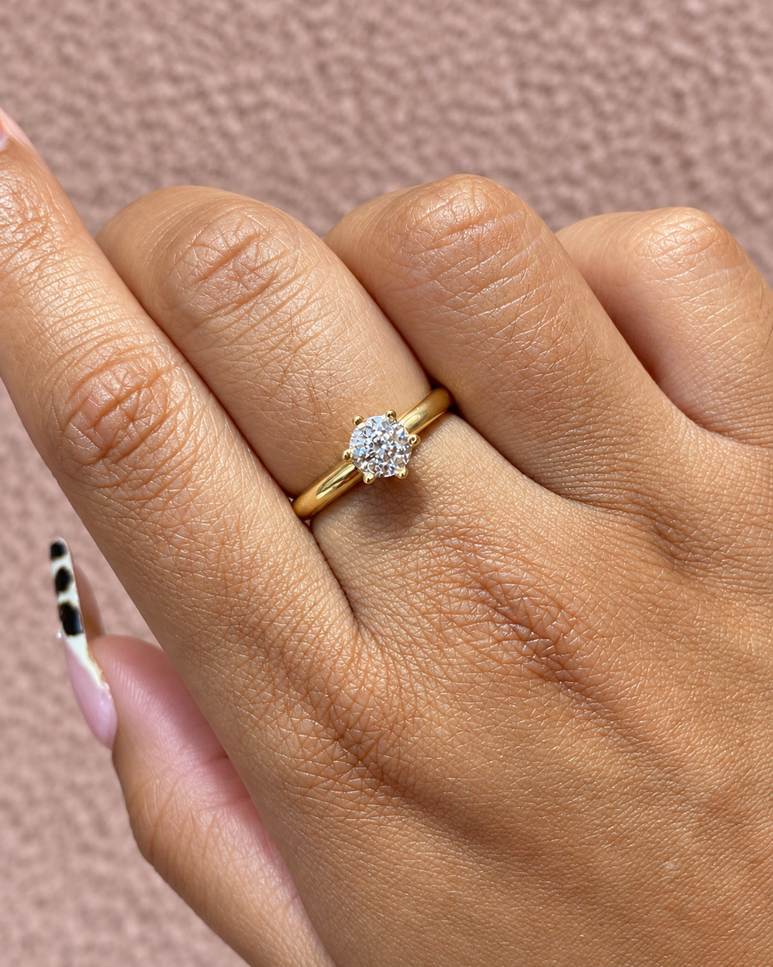 Bague Solitaire Diamants "Erine"