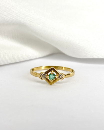 Bague Vintage Émeraude &quot;Arabella&quot;