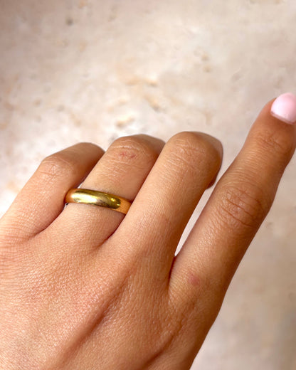 Alliance Or Jaune 18 carats 4.3 mm "Claudine"