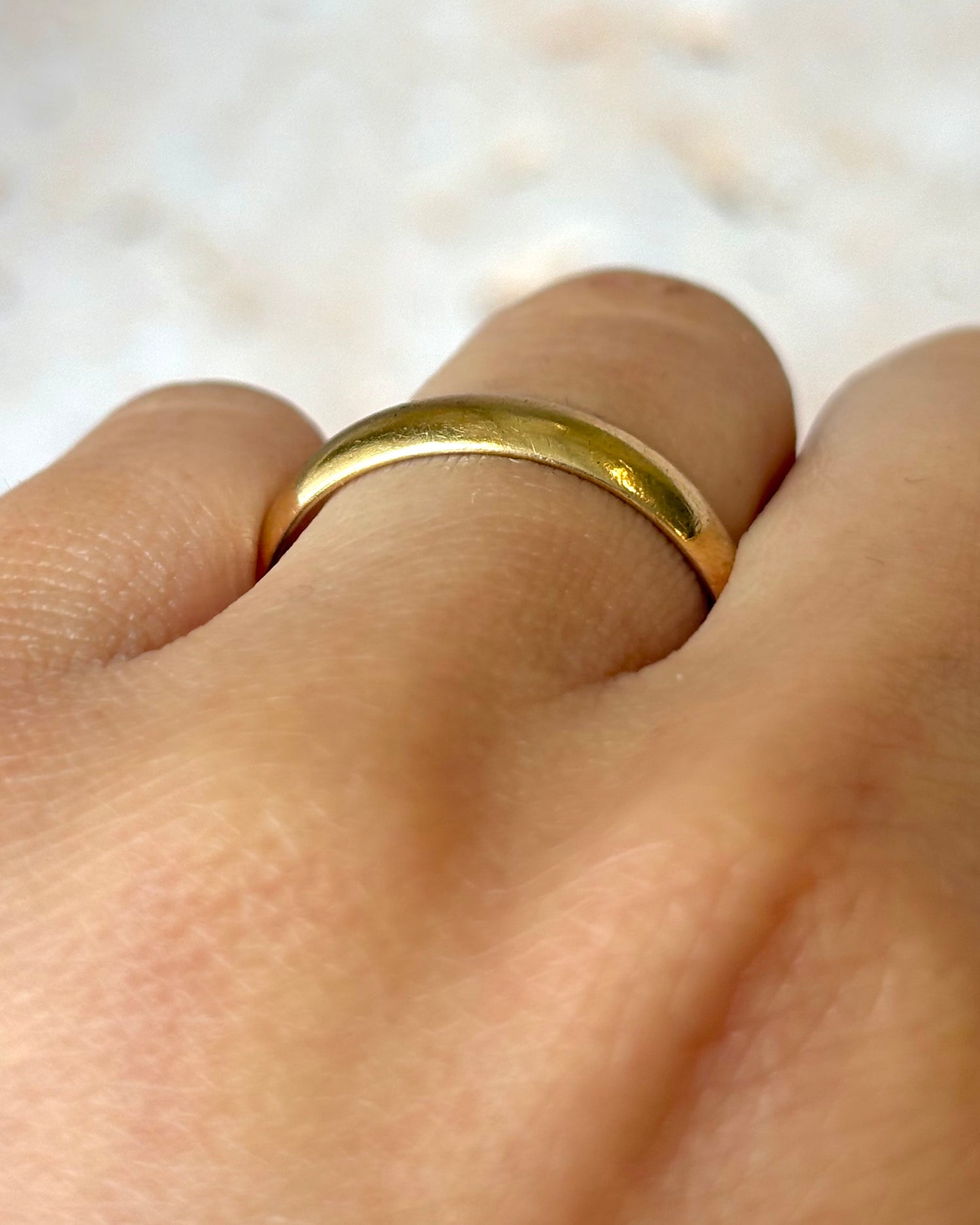 Alliance Or Jaune 18 carats 4.3 mm "Claudine"