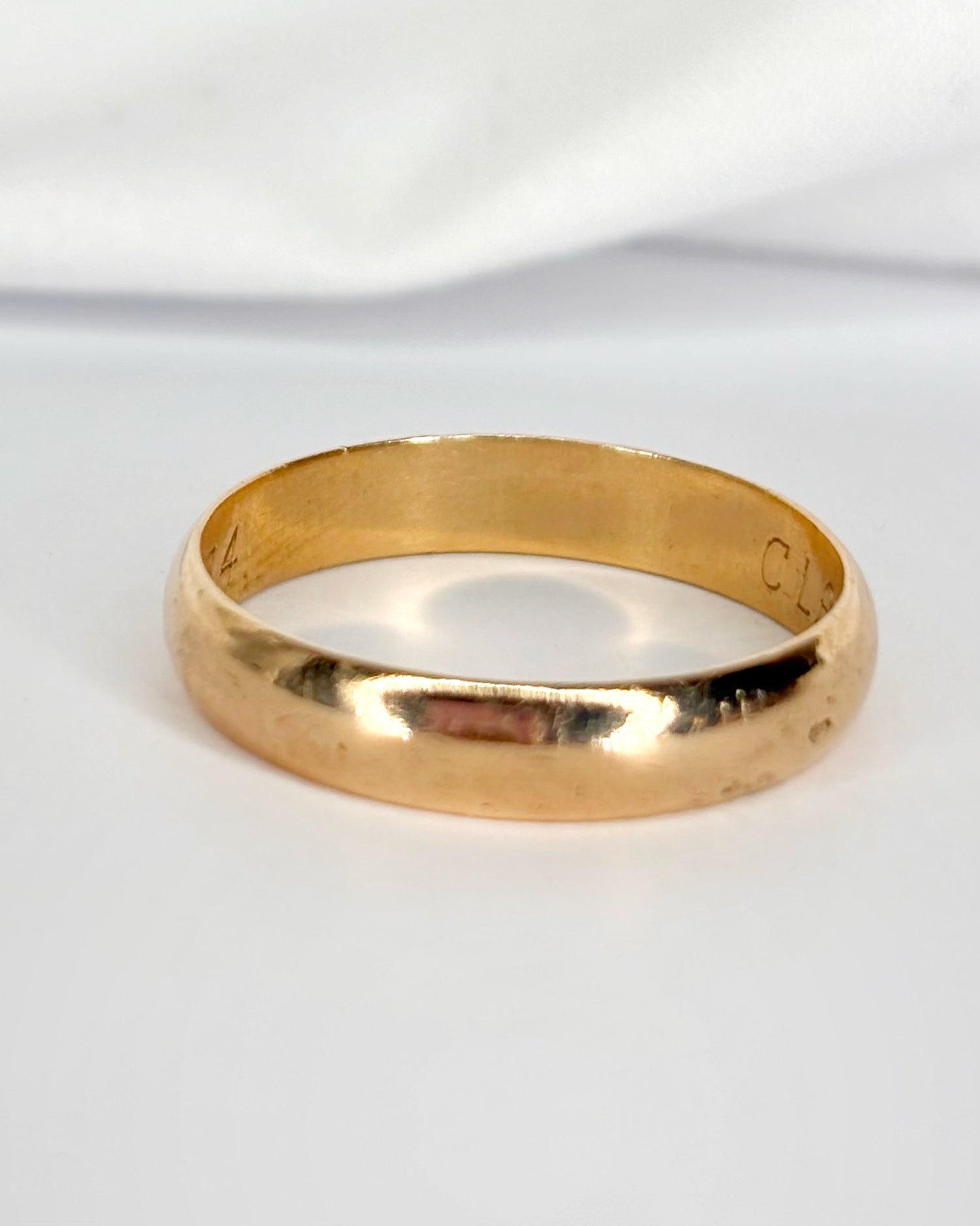 Alliance Or Jaune 18 carats 4.3 mm "Claudine"