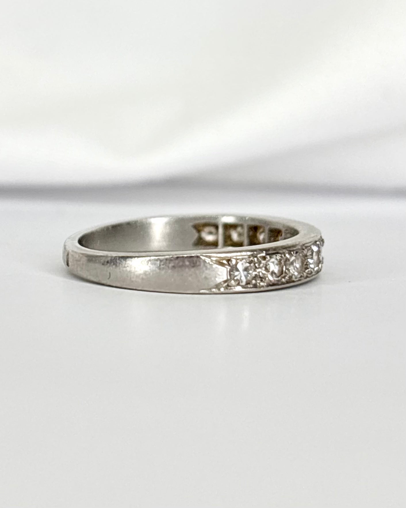 Demi-Alliance Diamants 0.44 carat "Cindy" - Elliade Paris