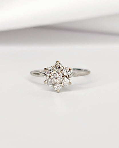 Bague Marguerite 7 Diamants "Hannah"