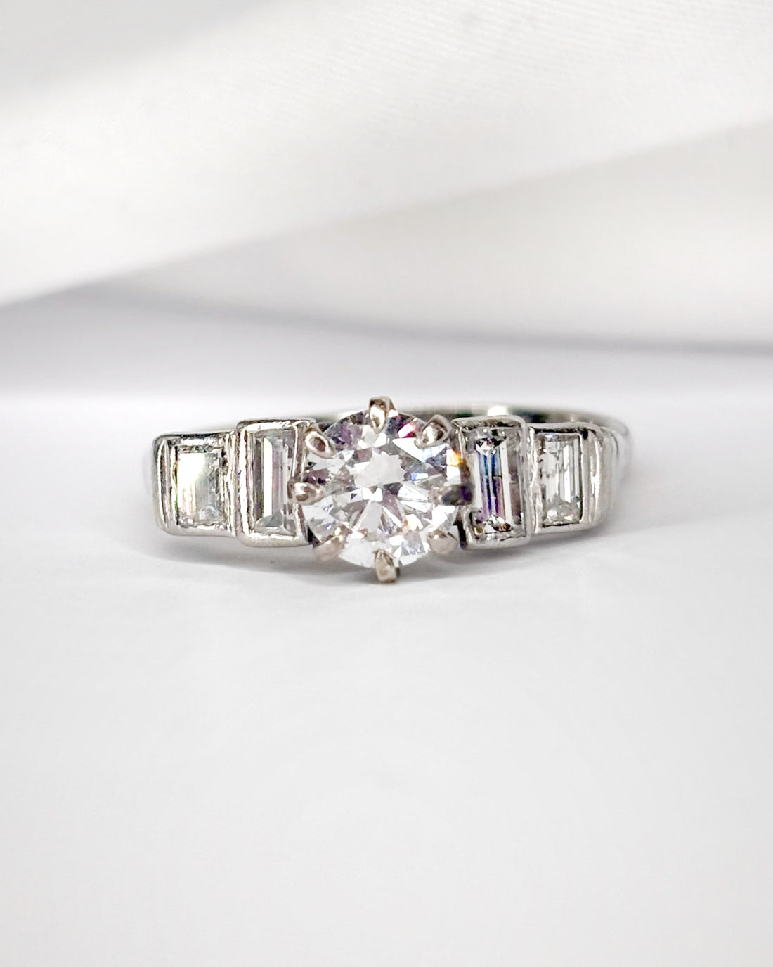 Bague Rivière Diamants 1.17 carat "Clélia"