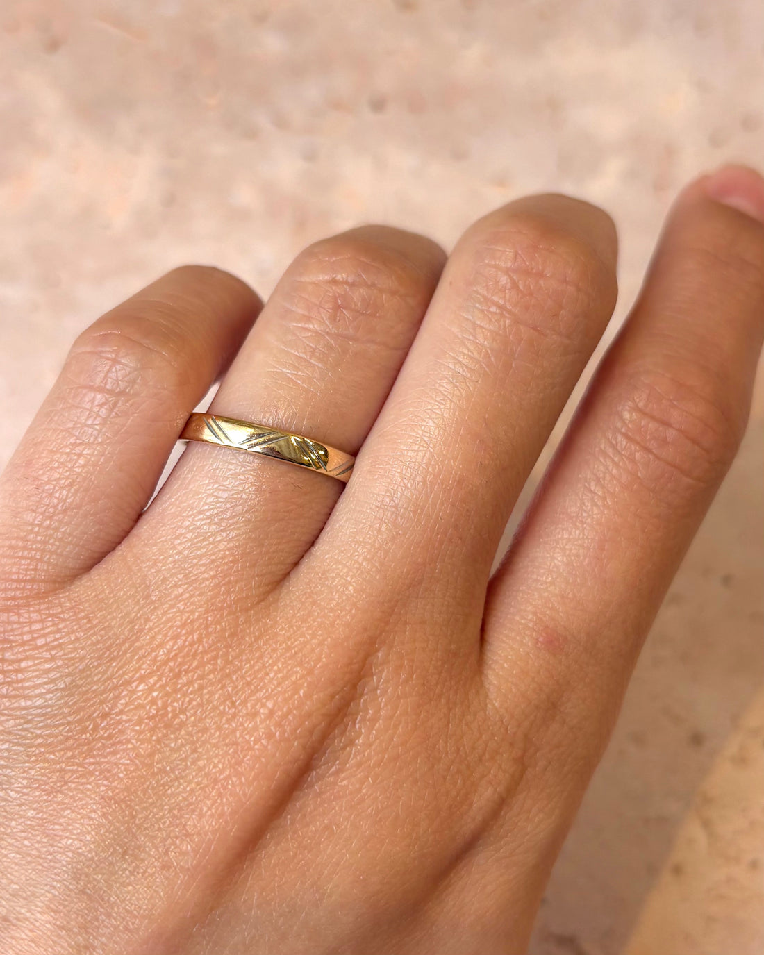 Bague Alliance Or Jaune 18 carats 2.8 mm "Marie" - Elliade Paris