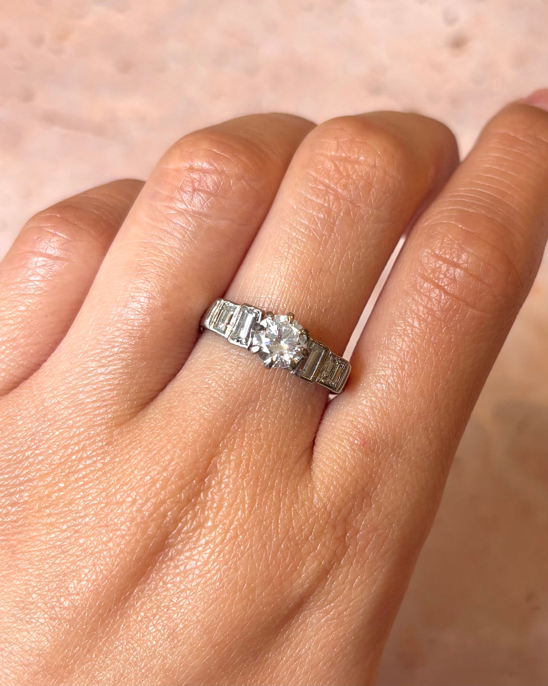 Bague Rivière Diamants 1.17 carat "Clélia"