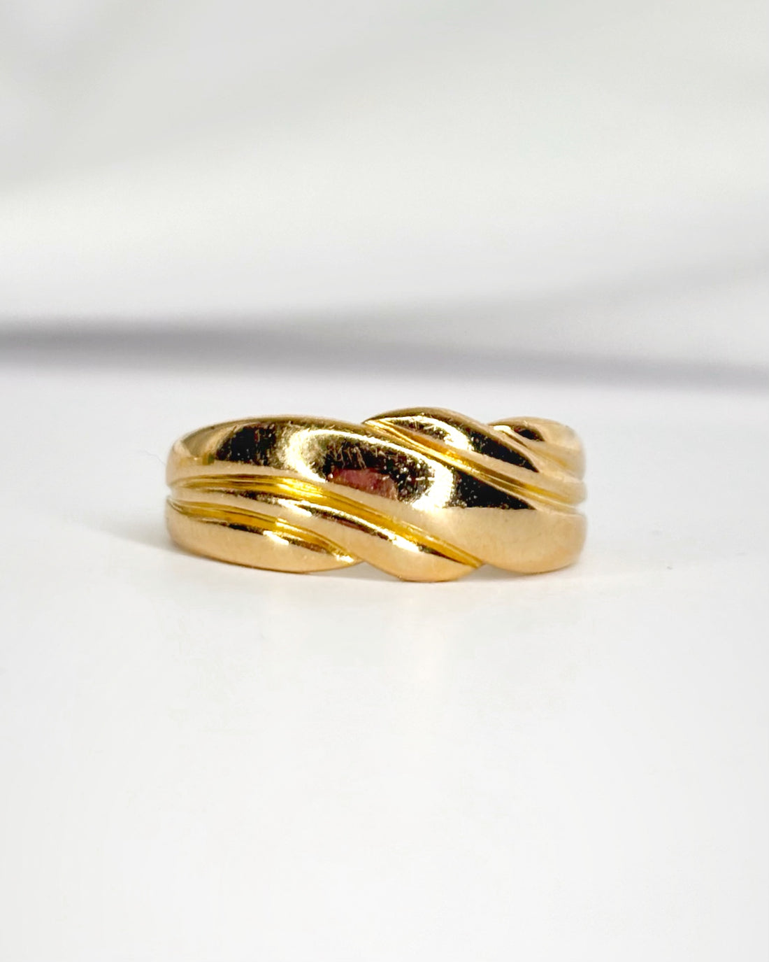 Bague Jonc Or Jaune 18 carats "Sylvine"