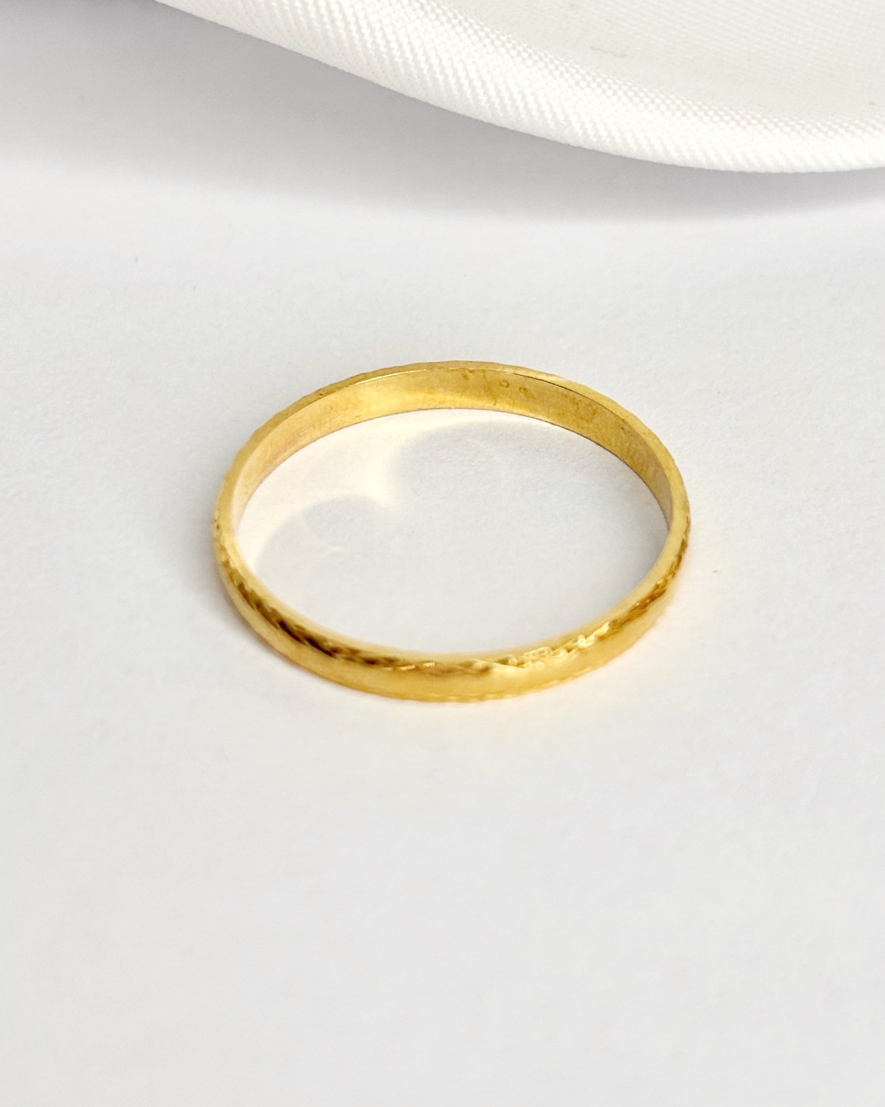 Bague Alliance Or Jaune 18 carats "Babylon"