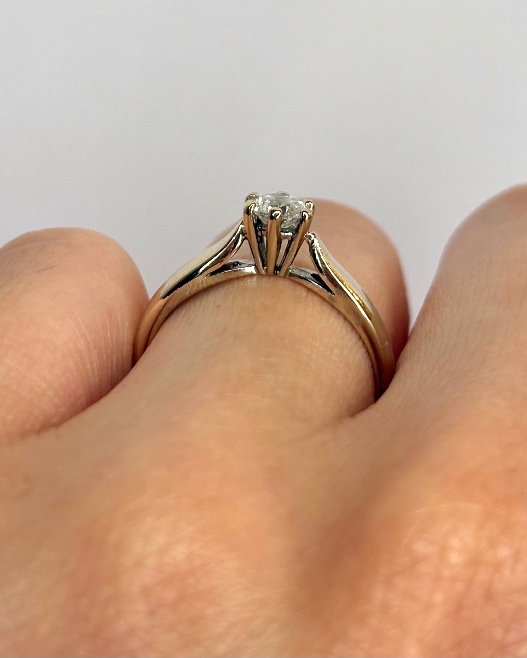 Bague Solitaire Diamant 0.25 carat "Laurie" - galeries 07.05 - Elliade Paris