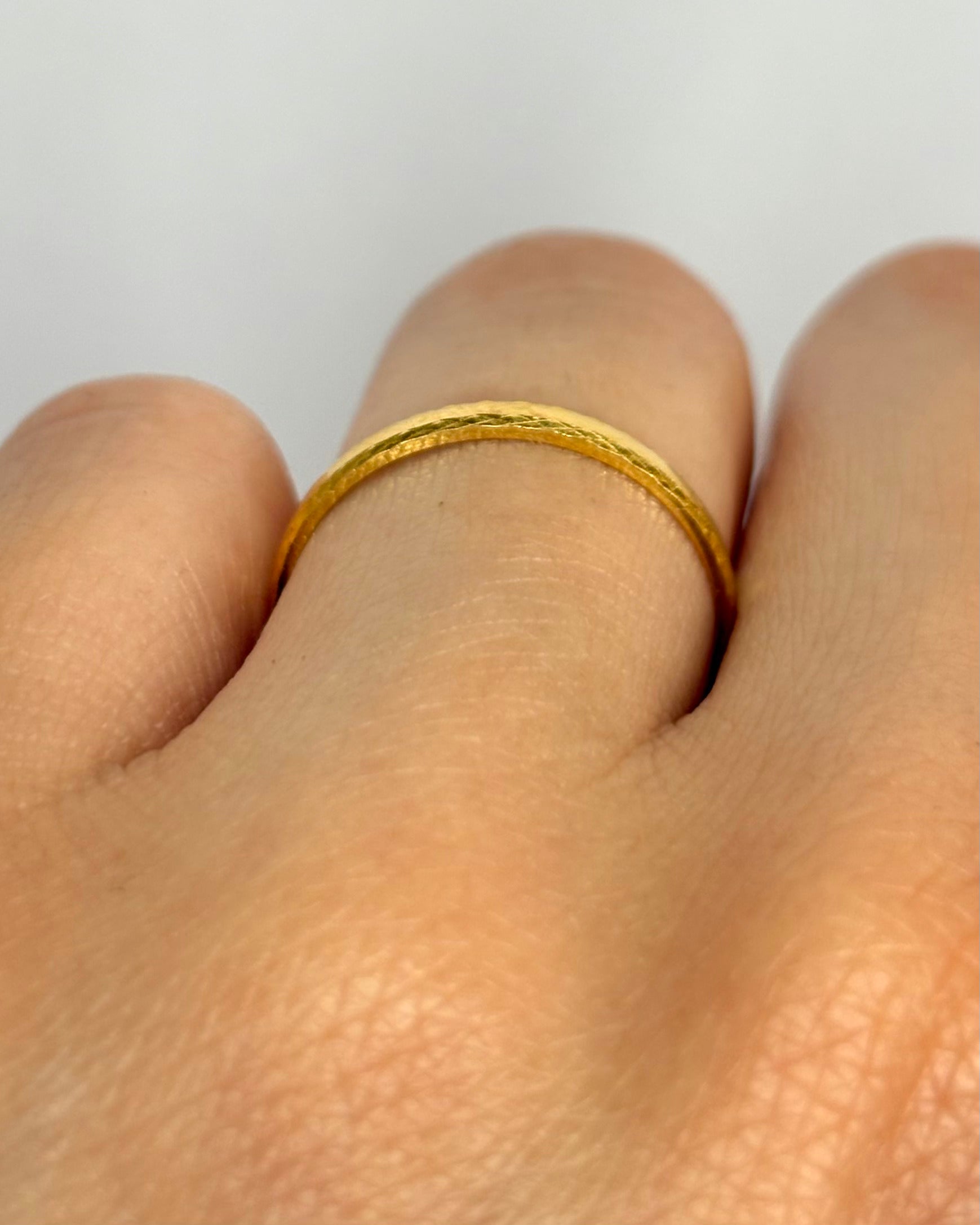Bague Alliance Or Jaune 18 carats "Babylon"