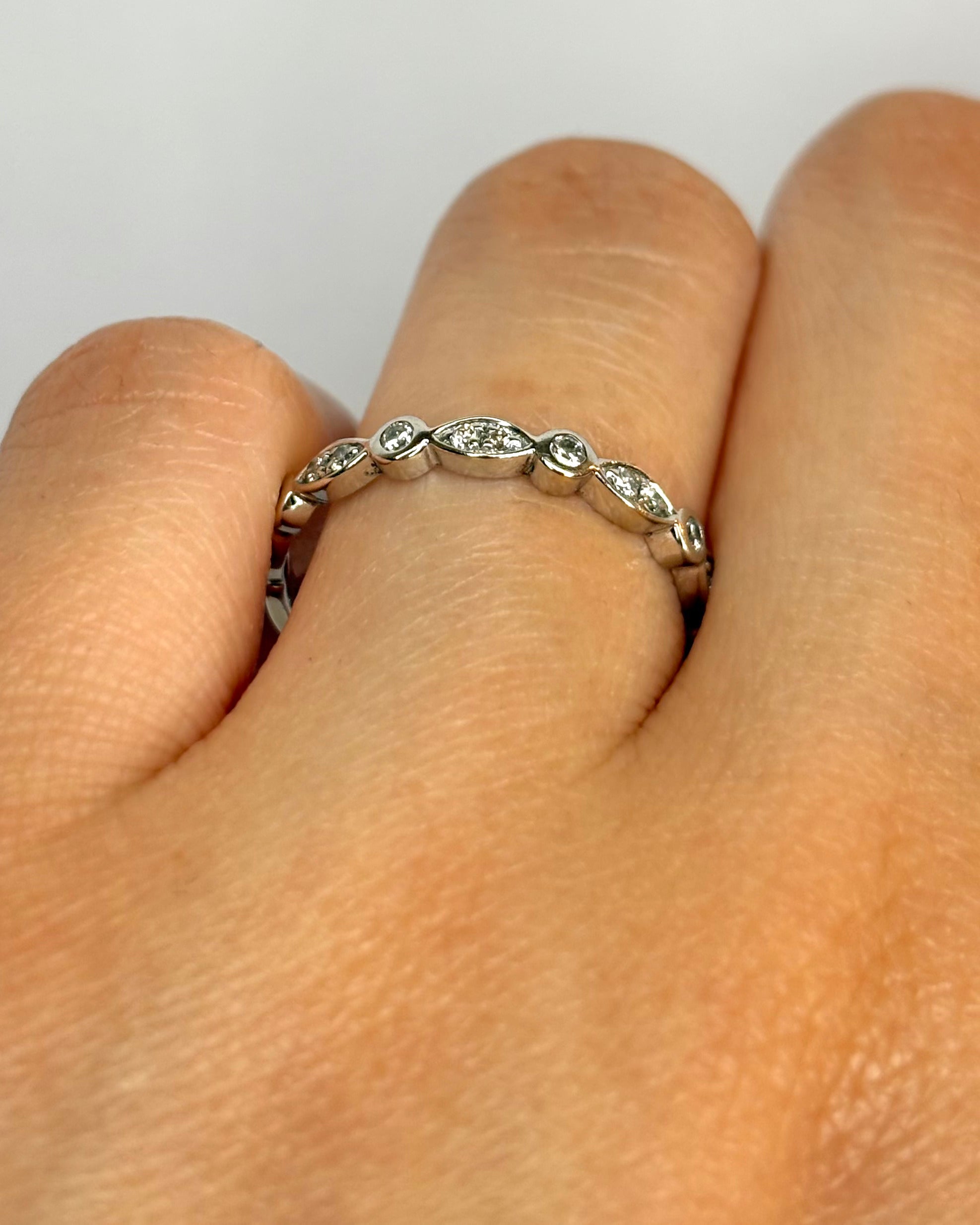 Demi-Alliance Diamants "Katleen" - Elliade Paris