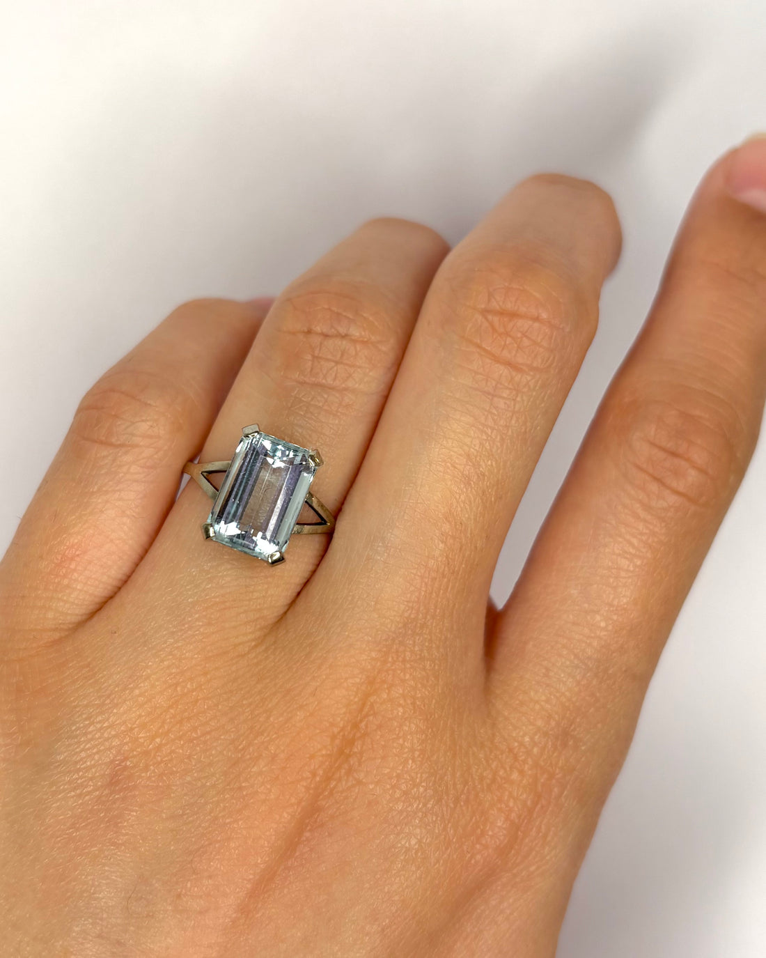 Bague Cocktail Aigue-Marine 4.10 carats "Lena"