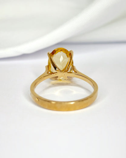 Bague Cocktail Citrine 2.30 carats "Amélia"