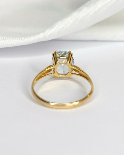 Bague Solitaire Aigue-Marine 2.40 carats "Tamara"