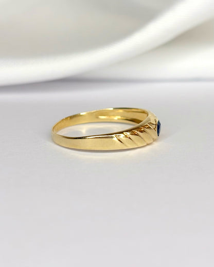 Bague Jonc Saphir "Charlotte"