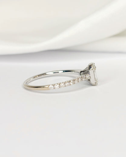 Bague Solitaire Diamants 0.39 carat "Rahma"