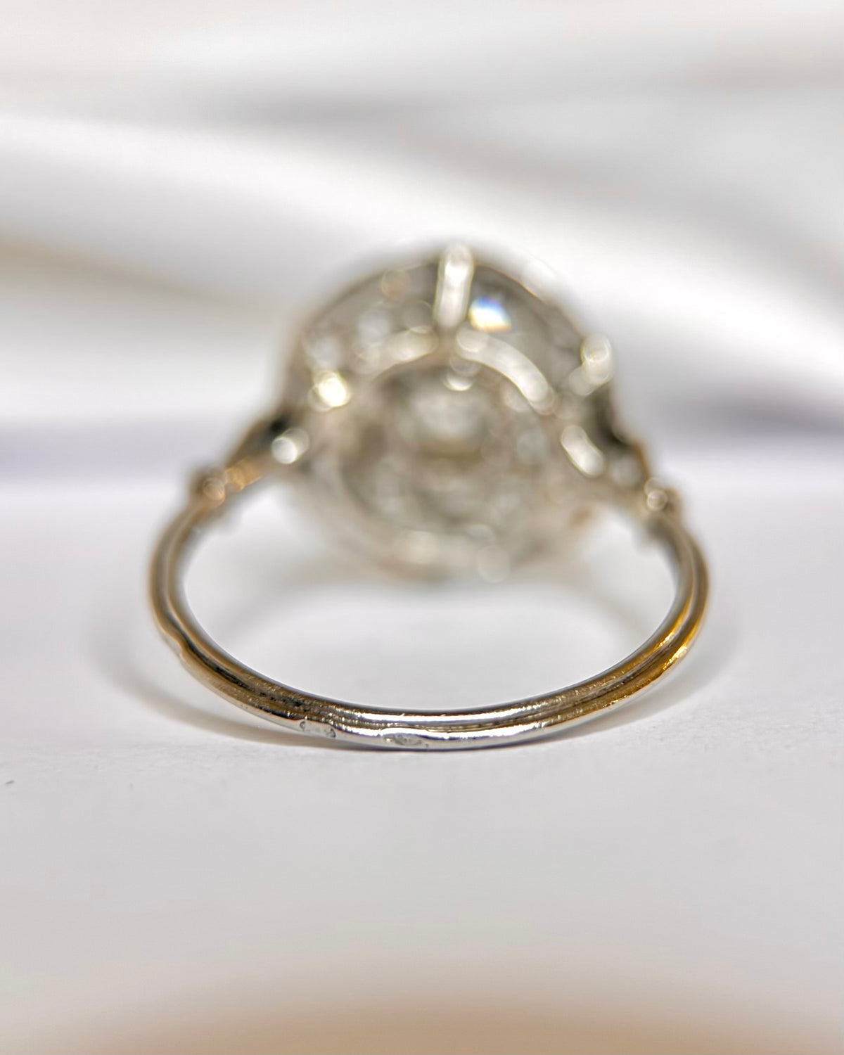 Fiona Art Deco Diamond Cluster Ring 0.77 carat
