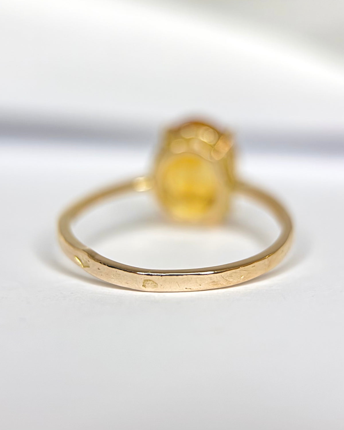Citrine Cocktail Ring 2.15 carats &amp; Gold "Francine"