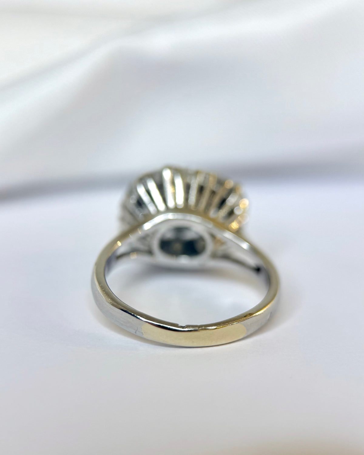 Bague Marguerite Style Art-Déco Diamants 1.05 carat "Wolfgang"