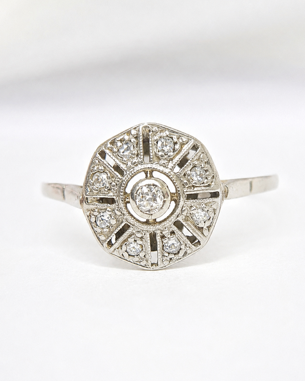 Art Deco Diamond Ring "Lorianne"