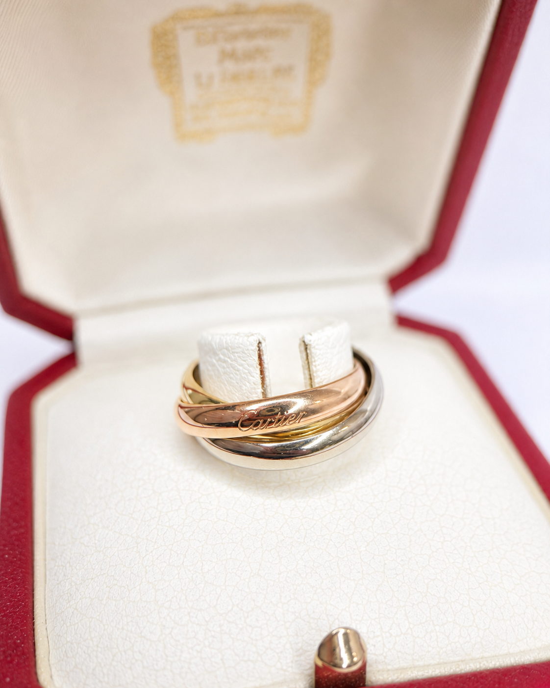Cartier Trinity Three Golds Ring 9.27g "Trinity"
