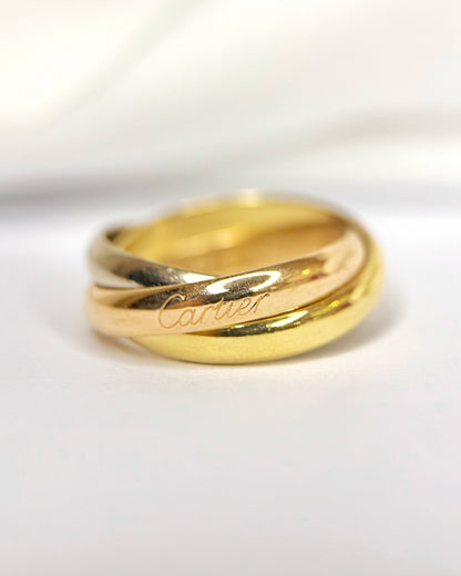 Cartier Trinity Three Golds Ring 9.27g "Trinity"