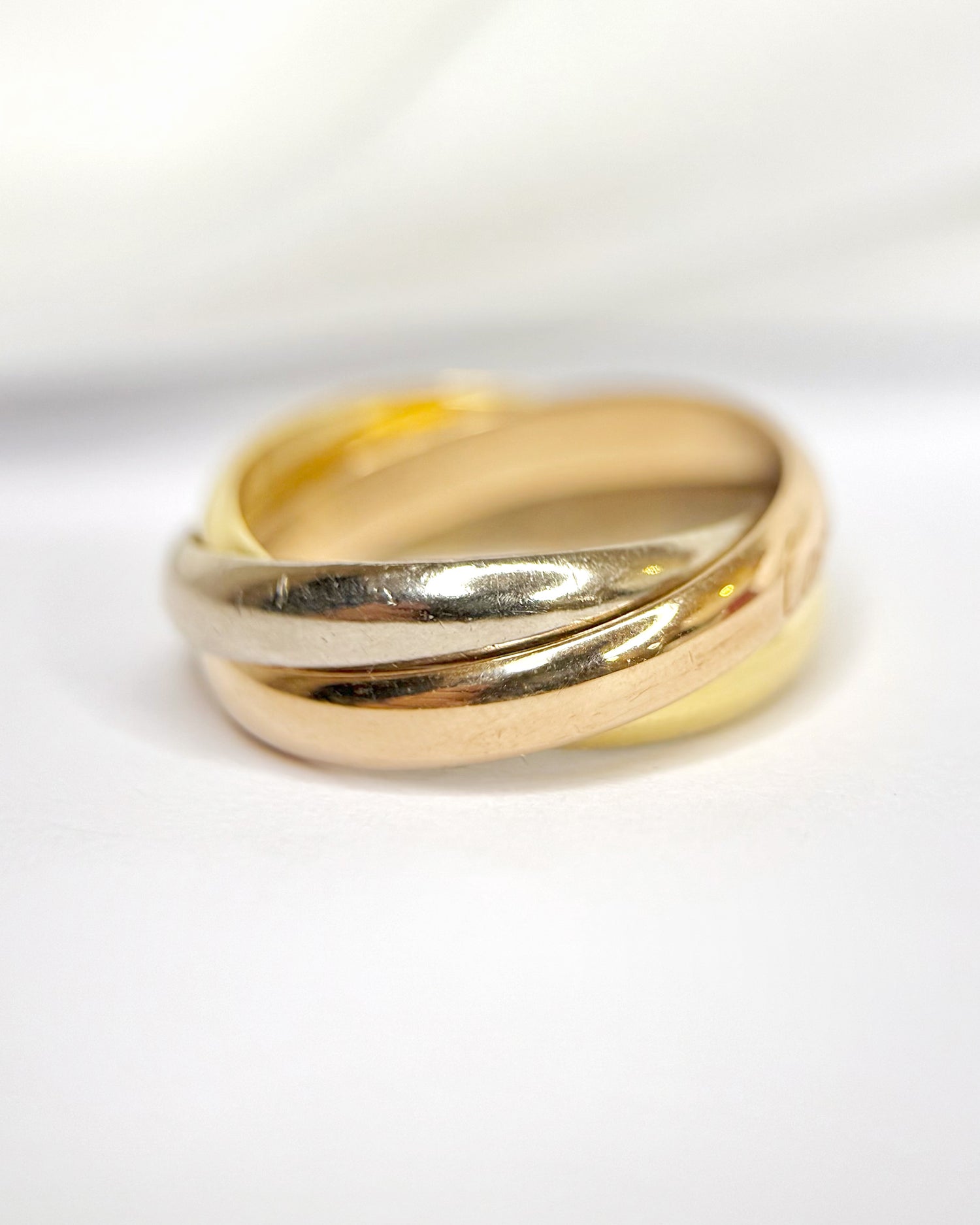 Cartier Trinity Three Golds Ring 9.27g "Trinity"