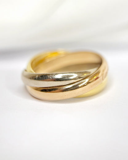 Cartier Trinity Three Golds Ring 9.27g "Trinity"