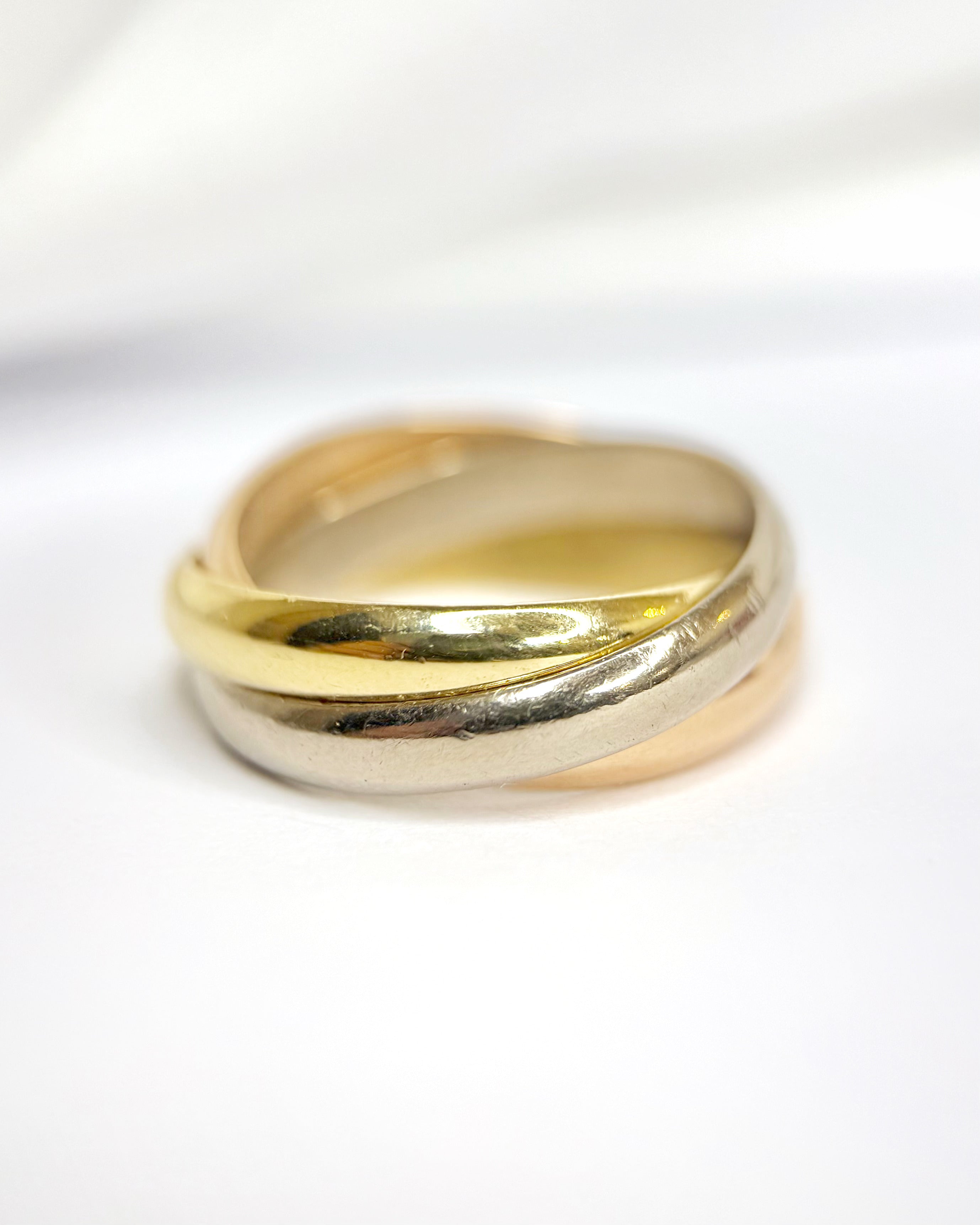Cartier Trinity Three Golds Ring 9.27g "Trinity"