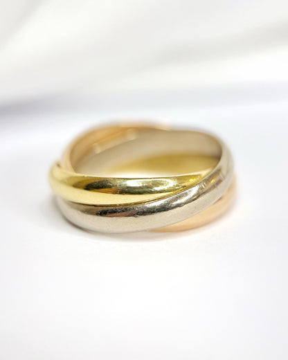 Cartier Trinity Three Golds Ring 9.27g "Trinity"