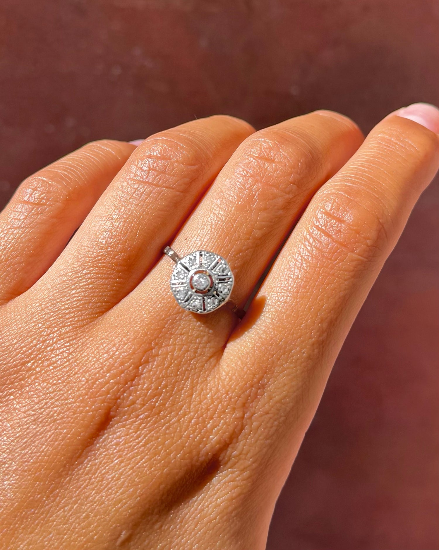 Art Deco Diamond Ring "Lorianne"