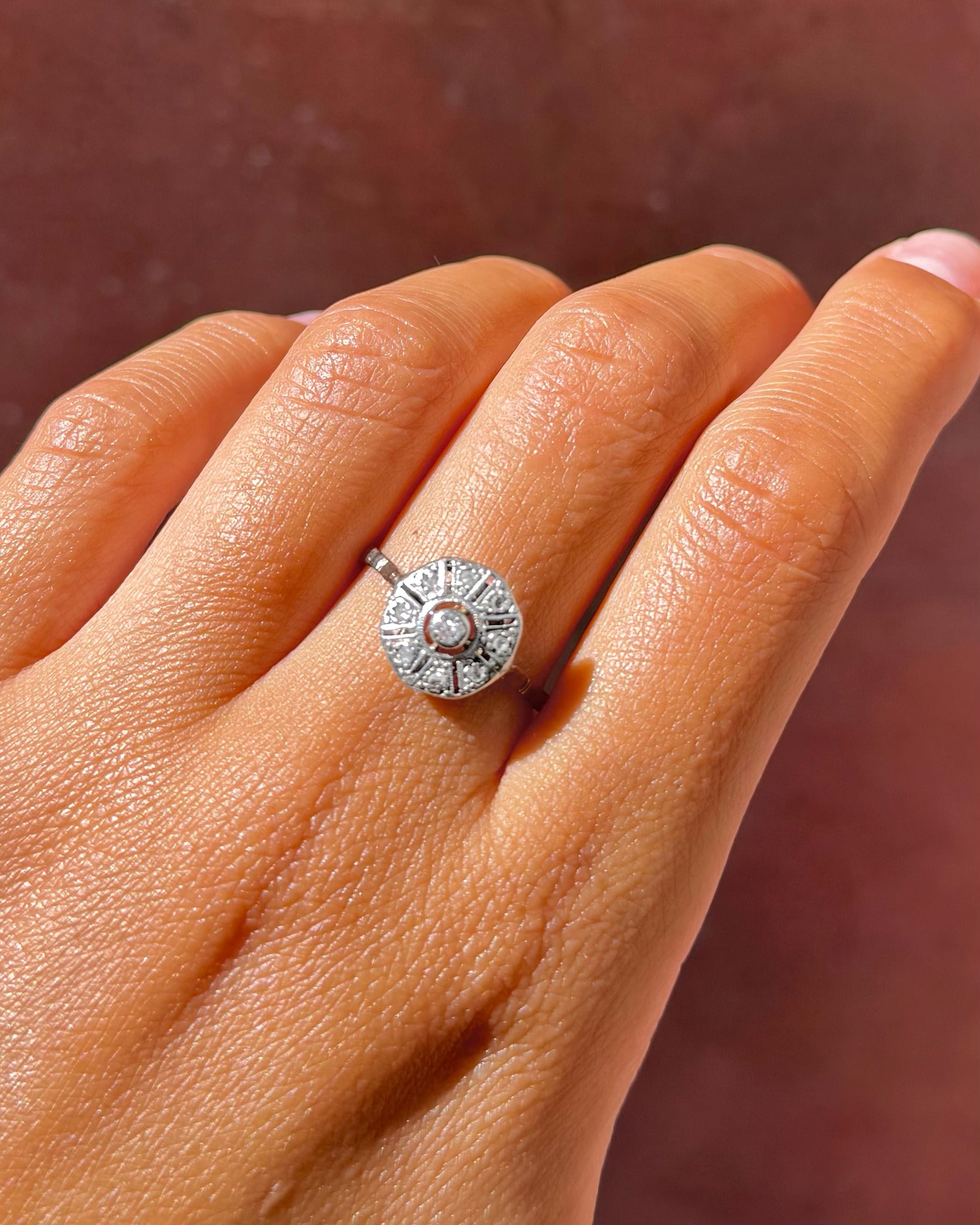 Art Deco Diamond Ring "Lorianne"