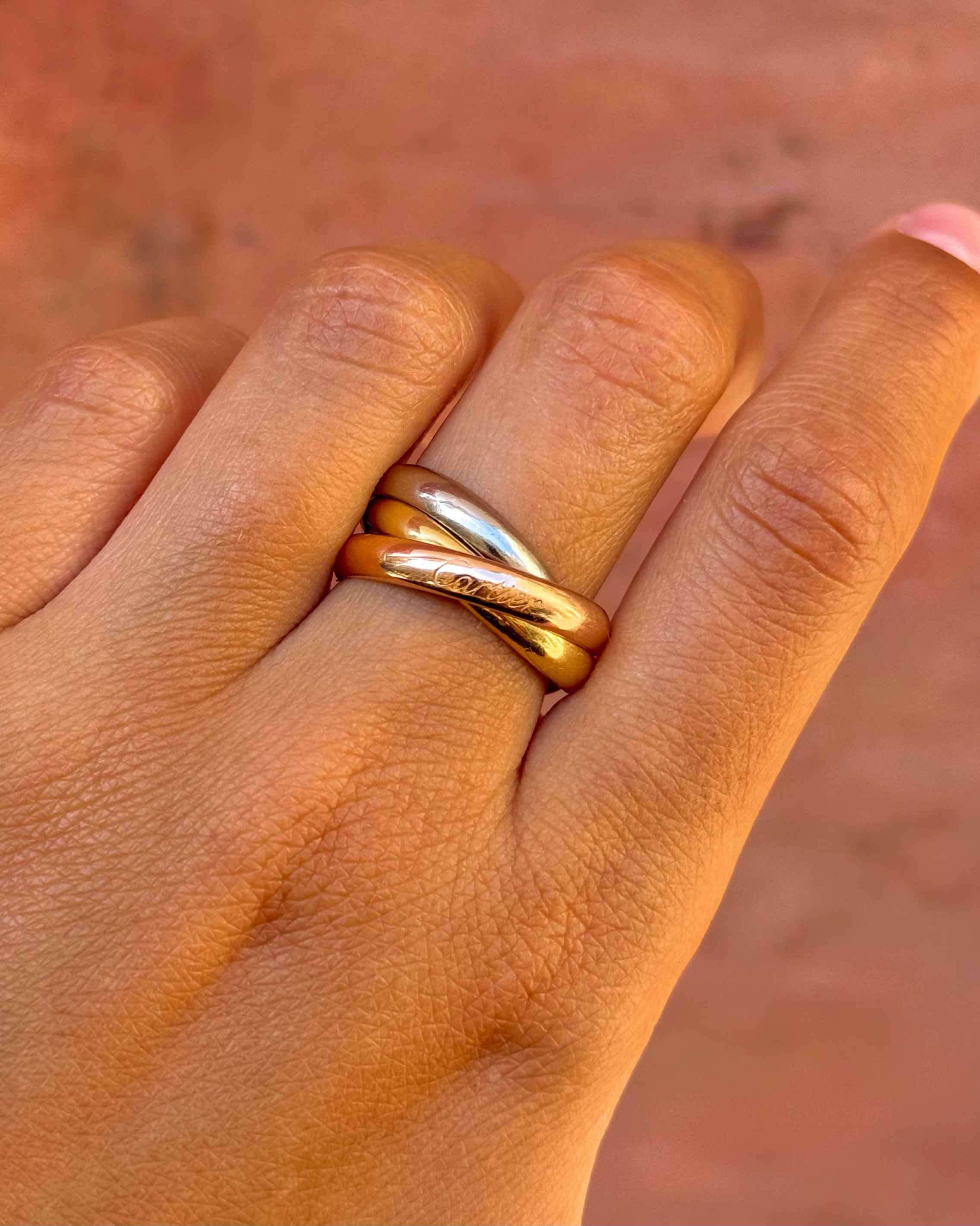 Cartier Trinity Three Golds Ring 9.27g "Trinity"