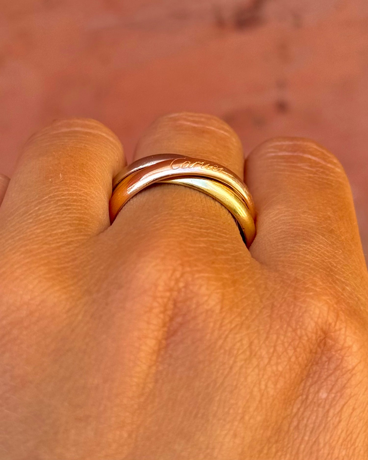 Cartier Trinity Three Golds Ring 9.27g "Trinity"