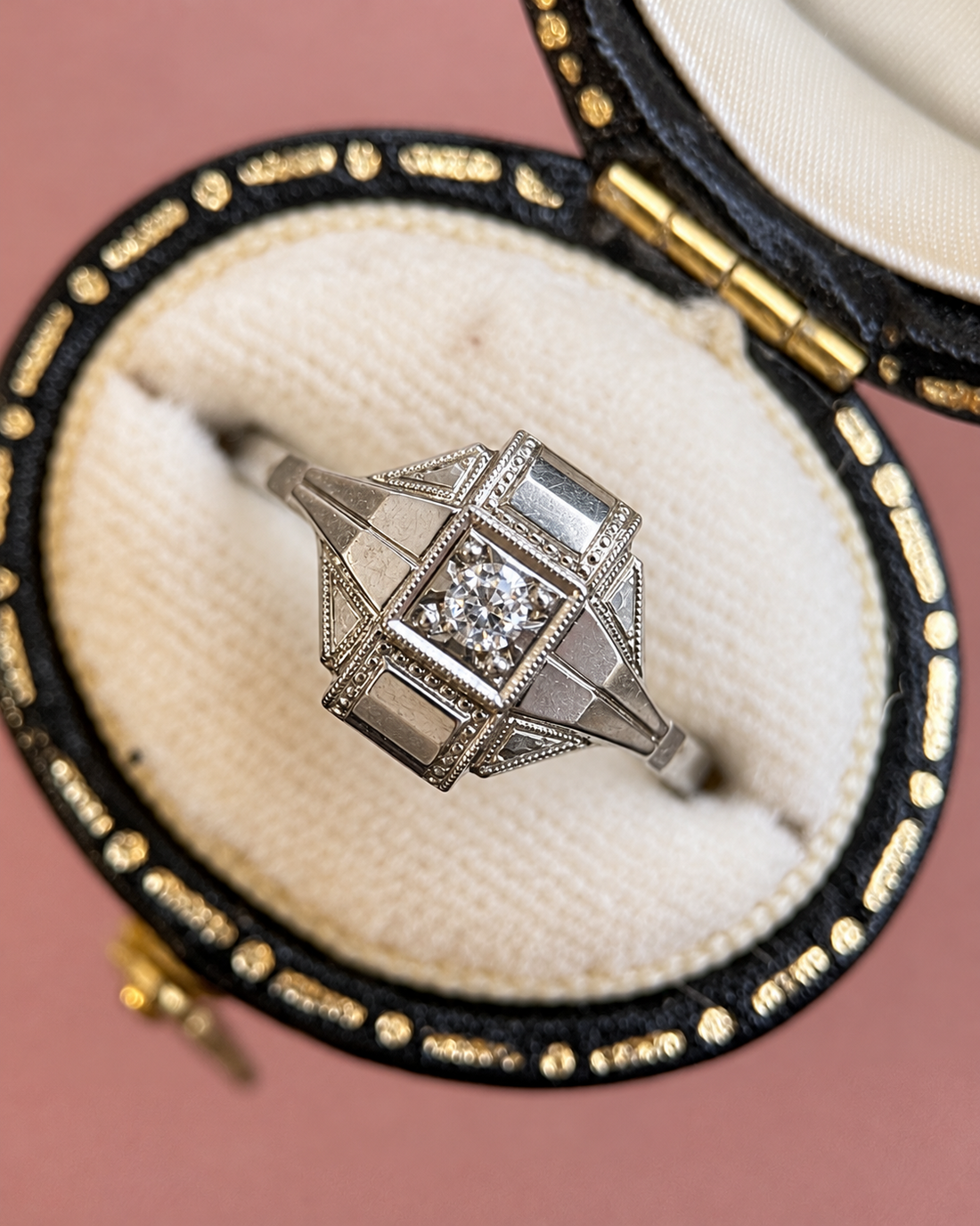 Bague Art-Déco Diamant "Faustine"