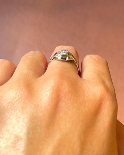 Bague Art-Déco Diamant "Faustine"
