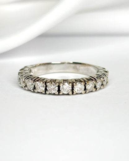 Demi-Alliance Diamants 0.84 carat "Eliane"