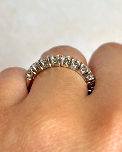 Demi-Alliance Diamants 0.84 carat "Eliane"