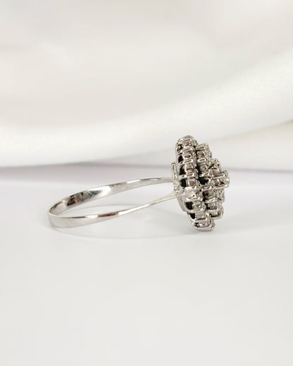 Bague Marguerite Diamants 0.38 carat "Priscilla"