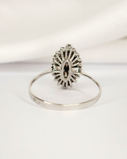 Bague Marguerite Diamants 0.38 carat "Priscilla"