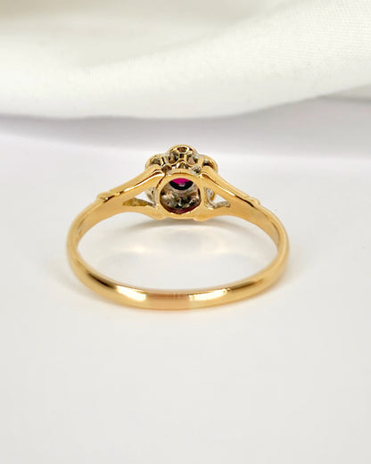 Marguerite Ruby &amp; Diamond Ring "Monica"