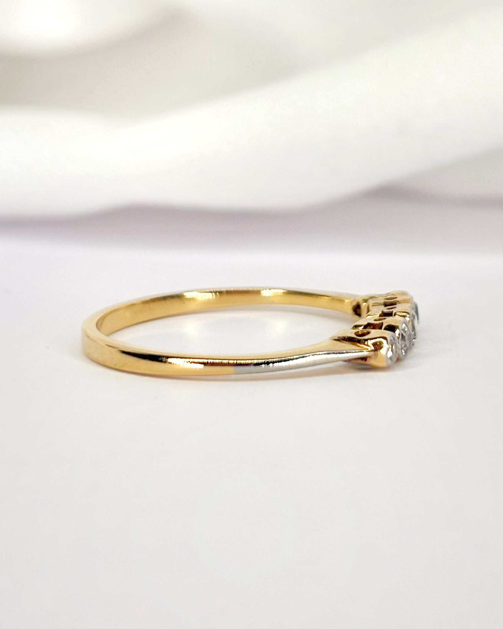 Bague Rivière Diamants 0.25 carat "Léna"