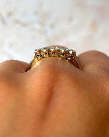 Bague Rivière Diamants 0.25 carat "Léna"