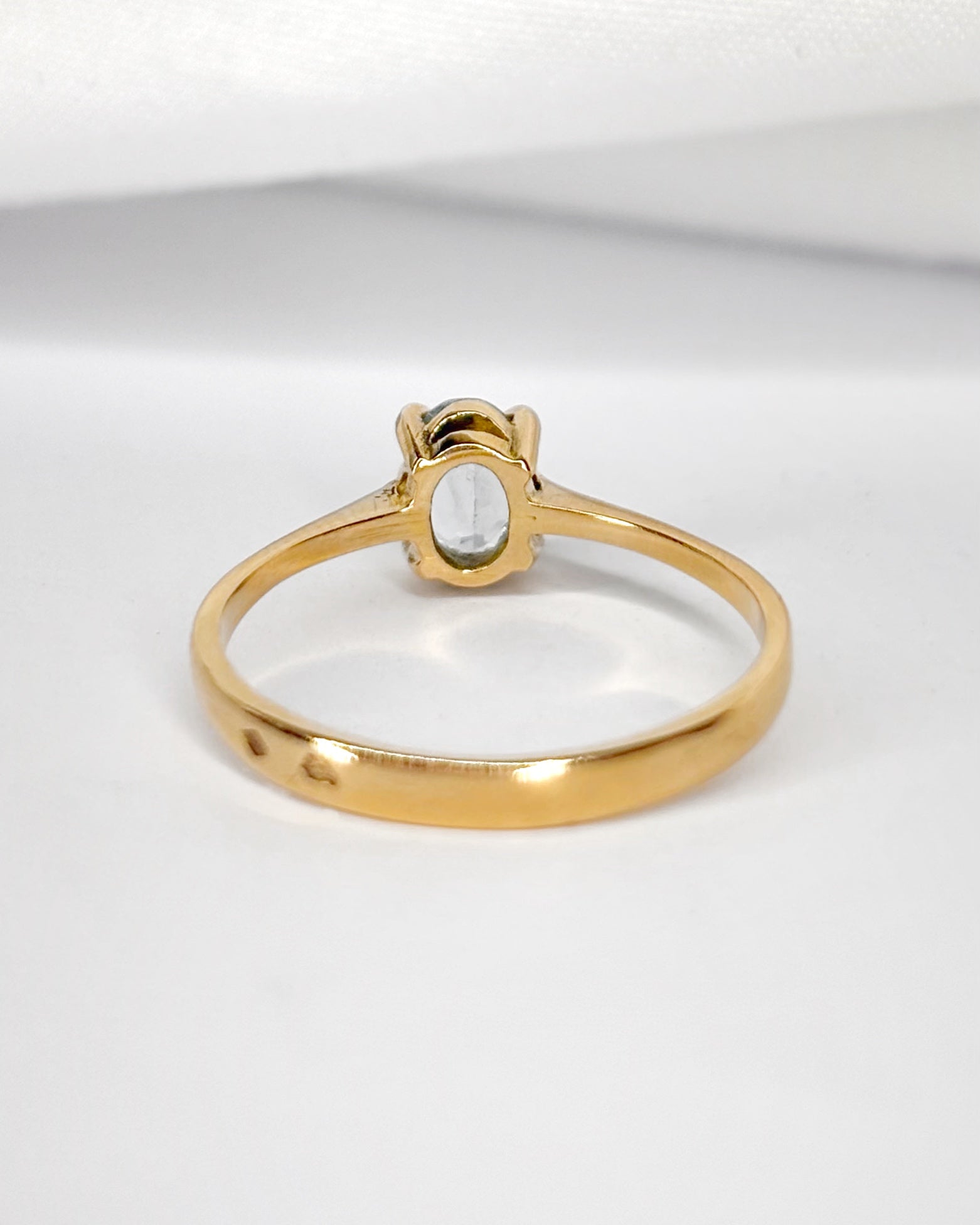 Bague Solitaire Aigue-Marine 0.40 carat "Naomie"