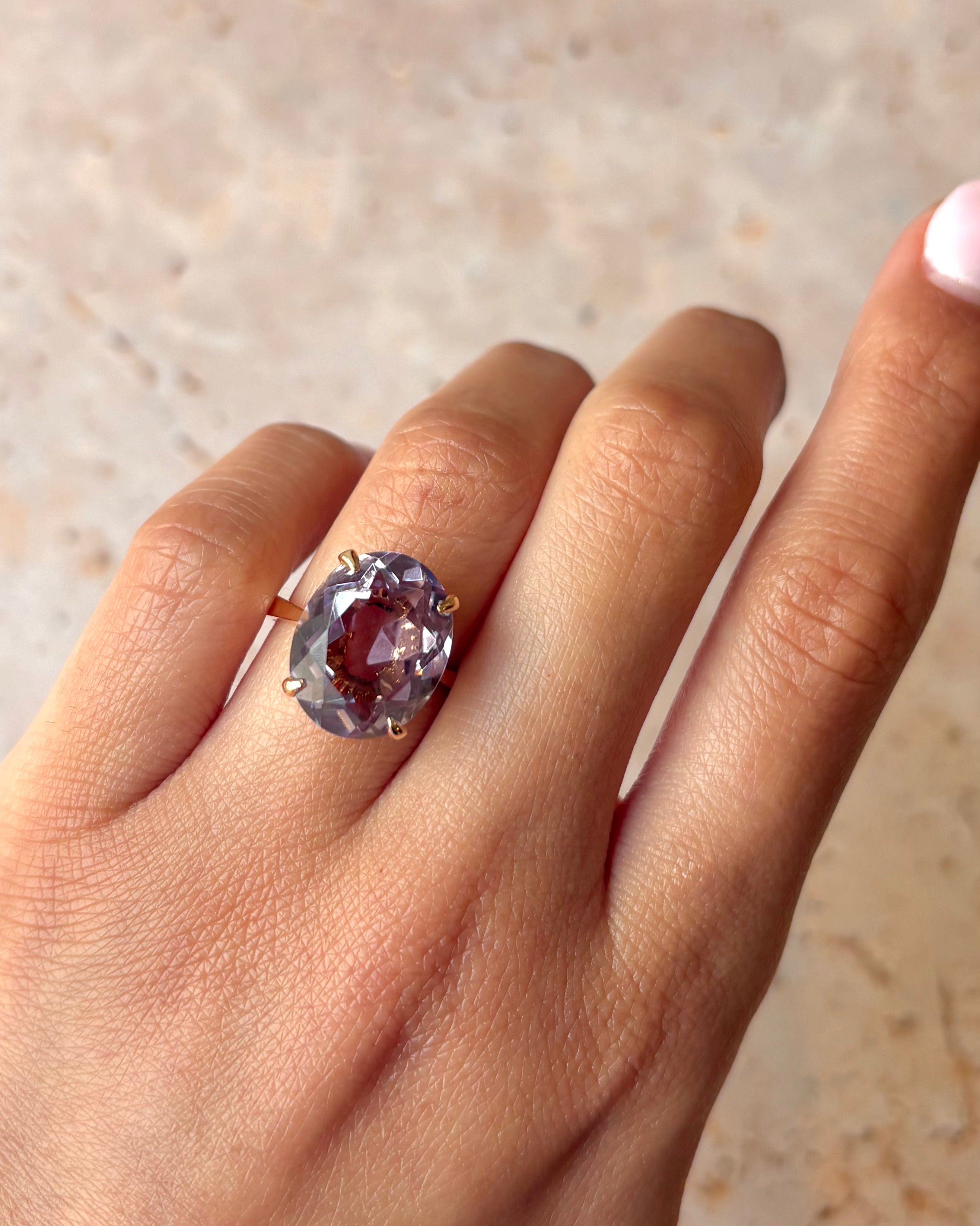 Bague Cocktail Améthyste 7.90 carats "Maëlle"