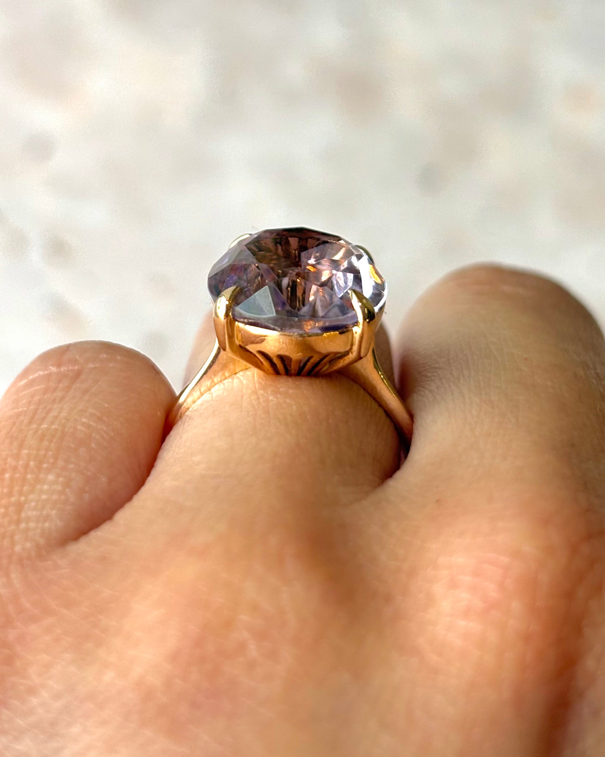 Bague Cocktail Améthyste 7.90 carats "Maëlle"